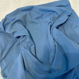 Heart Hips Soft Blue strapless maxi dress